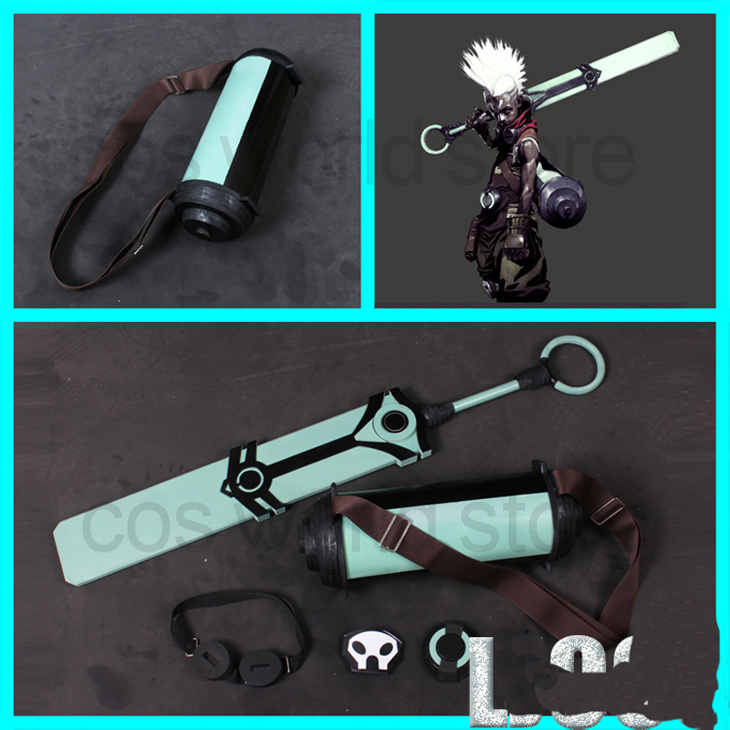 Ekko Cosplay Prop - LOL Ekko 코스프레 검 무기 소품,