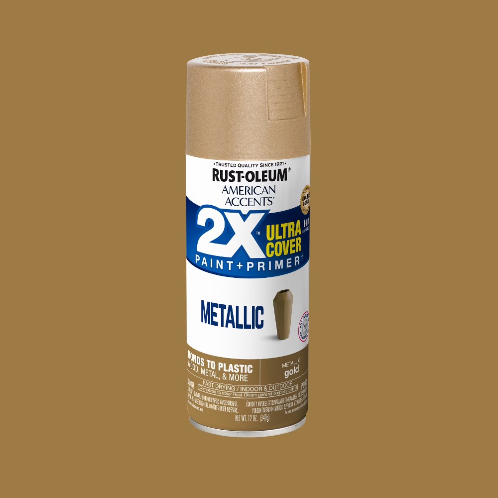 Metallic Spray Paint - 골드 아메리칸 액센츠 2X 울트라 커버