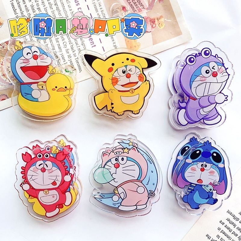 Cosplay Prop Book - 6 Pcs 도라에몽 크로스 드레싱 아크릴