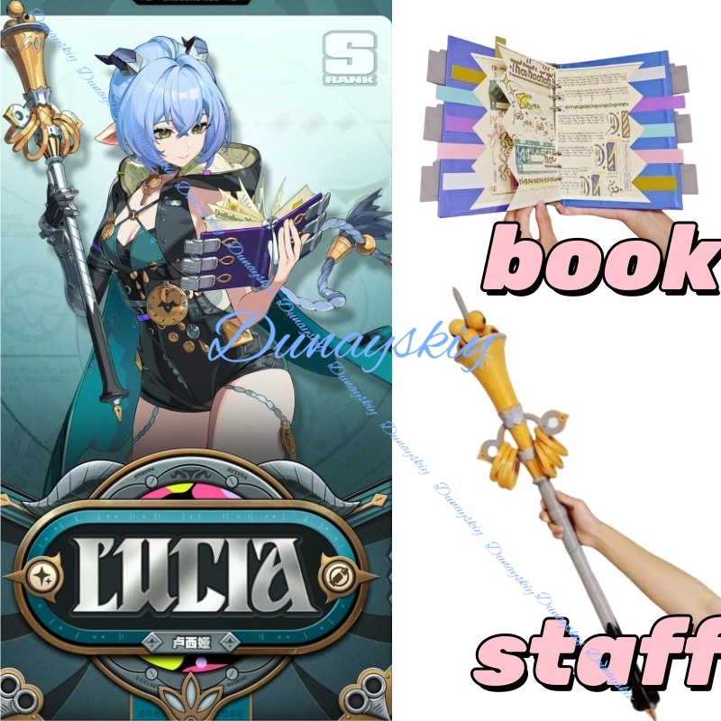 Cosplay Prop Book - 게임 젠리스 존 제로 루시아 코스프레