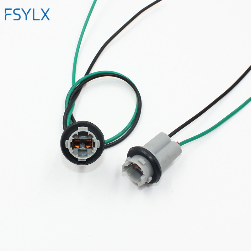 Led El Wire - FSYLX 2개 T10 소켓 홀더 W5W