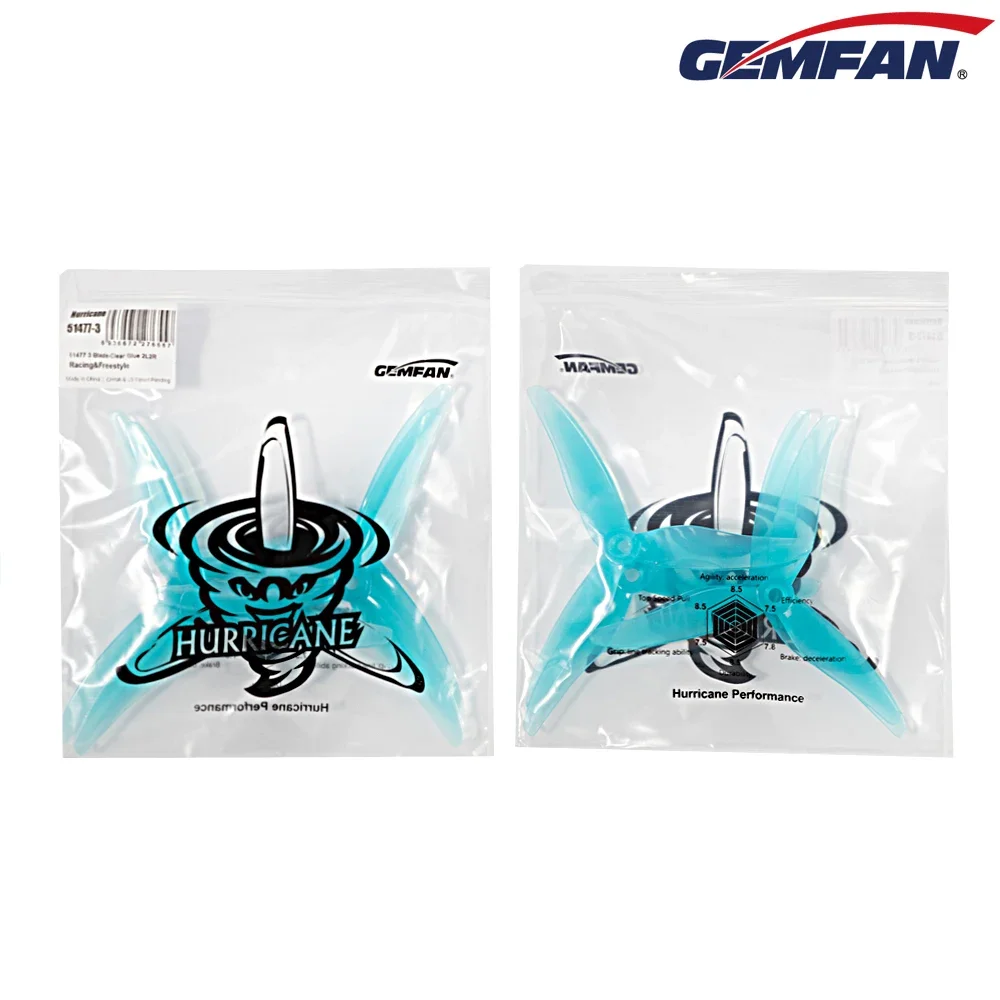 Ekko Cosplay Prop - 10쌍 (10CW + 10CCW) Gemfan JB