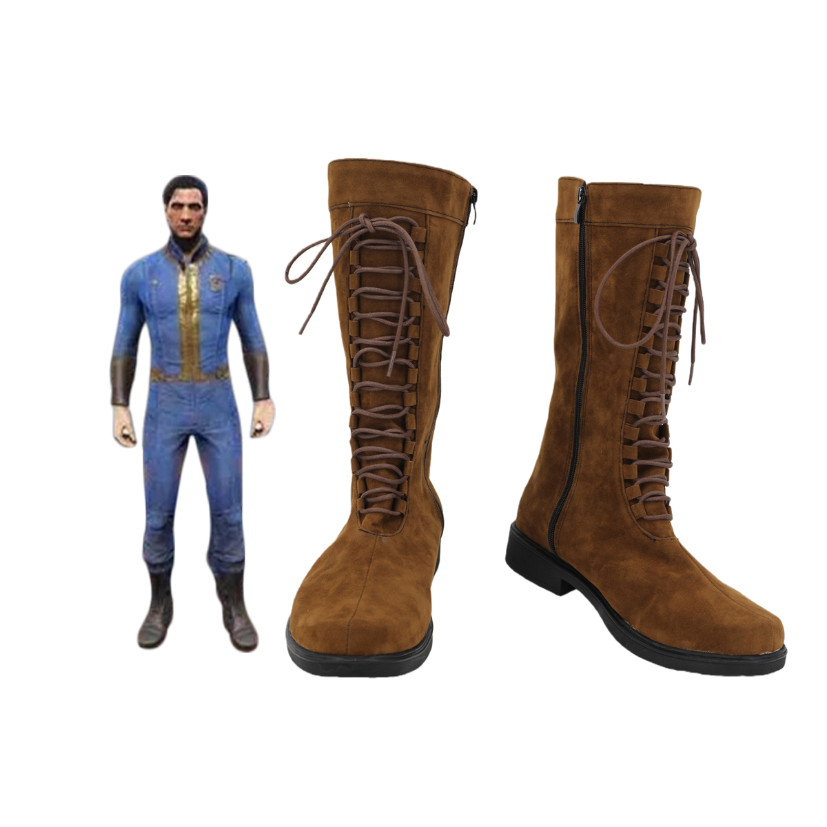 Fallout Cosplay Prop - Fallout 4 Vault Suit 코스프레 신발