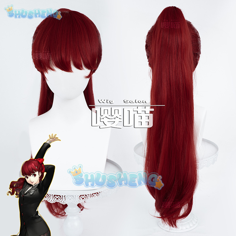 애니메이션 P5 페르소나 요시자와 카스미 코스프레 가발 - Anime Cosplay Prop 리뷰 및 가격