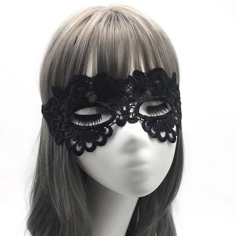 할로우 레이스 가장 무도회 얼굴 마스크, 블랙 섹시 여 - Cosplay Prop Kit 리뷰 및 가격