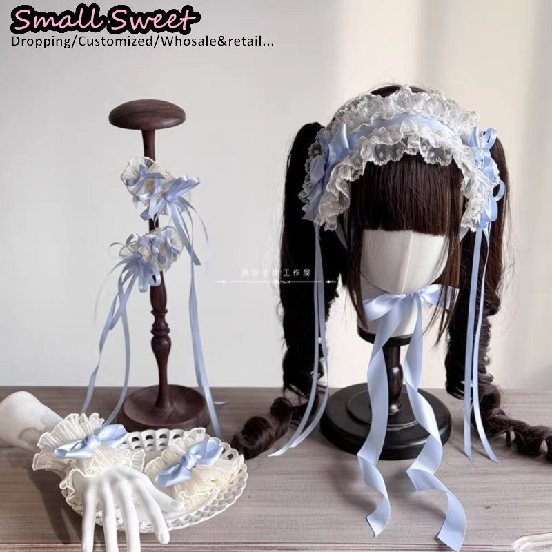 로리타 헤어밴드 고딕 Y2K 소녀 코스프레 새틴 발레  - Cosplay Prop Bow 리뷰 및 가격