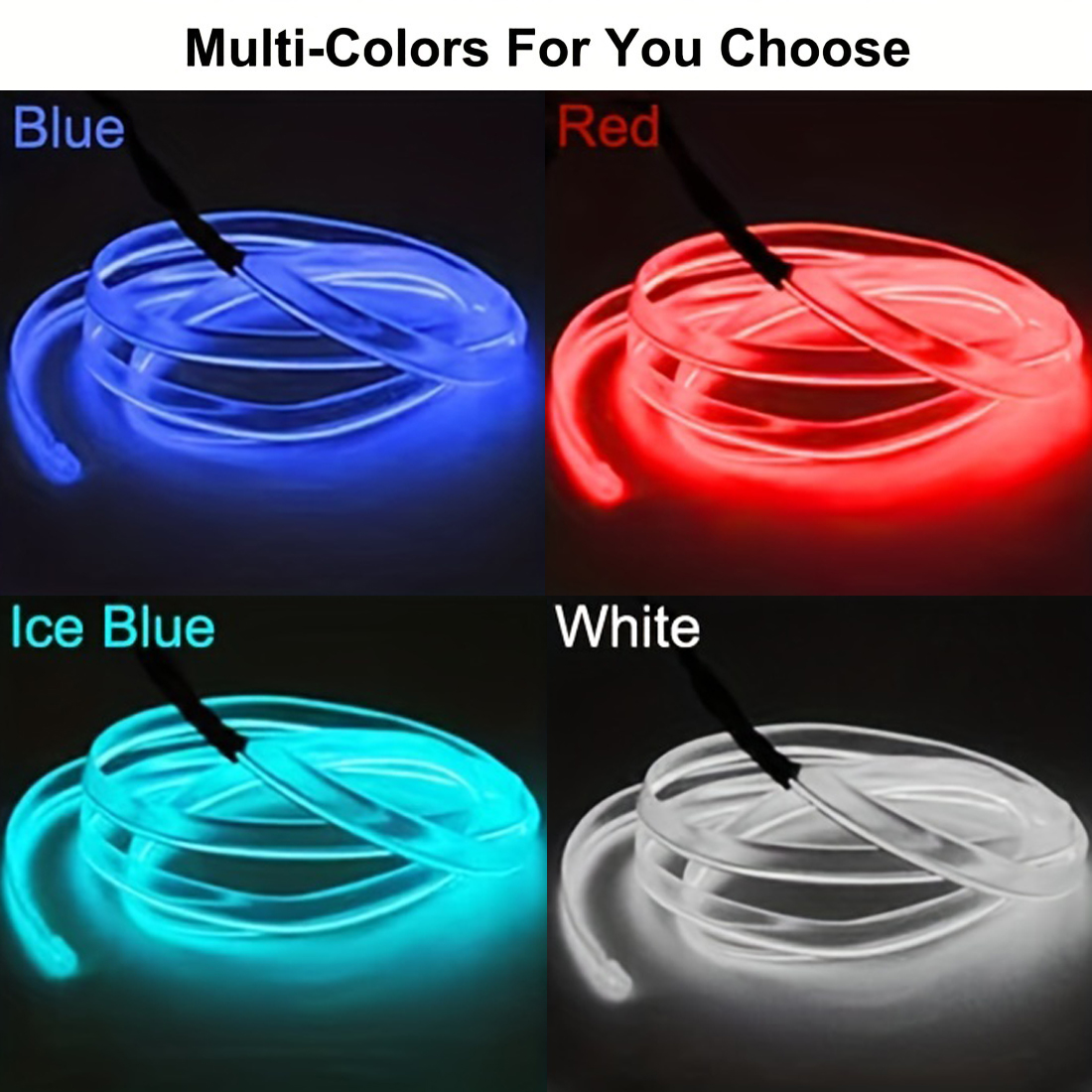 5m 네온 LED 자동차 실내 조명 스트립 5V DIY - Led El Wire 리뷰 및 가격