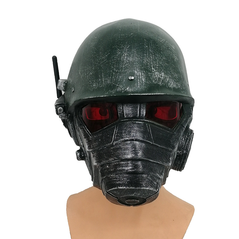 폴아웃 뉴 베가스 마스크 풀 헤드 헬멧 마스크 라텍스  - Fallout Cosplay Prop 리뷰 및 가격