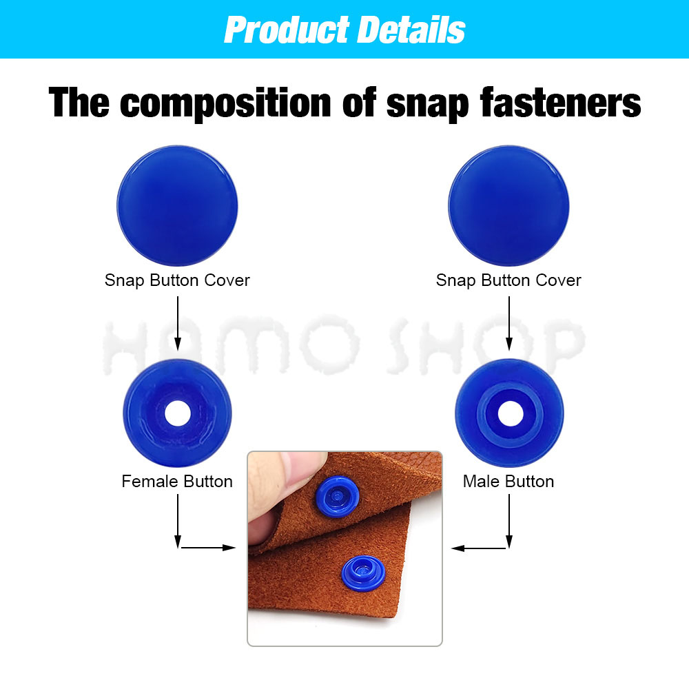 플라스틱 스냅 패스너 플라이어 키트 T5 레진 버튼 프 - Snap Fastener Set 리뷰 및 가격