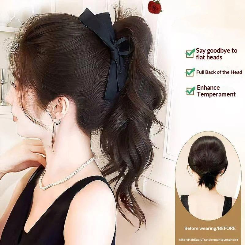 (BF06)14인치 보타이 클로 포니테일 가발 합성 푹 - Cosplay Prop Bow 리뷰 및 가격