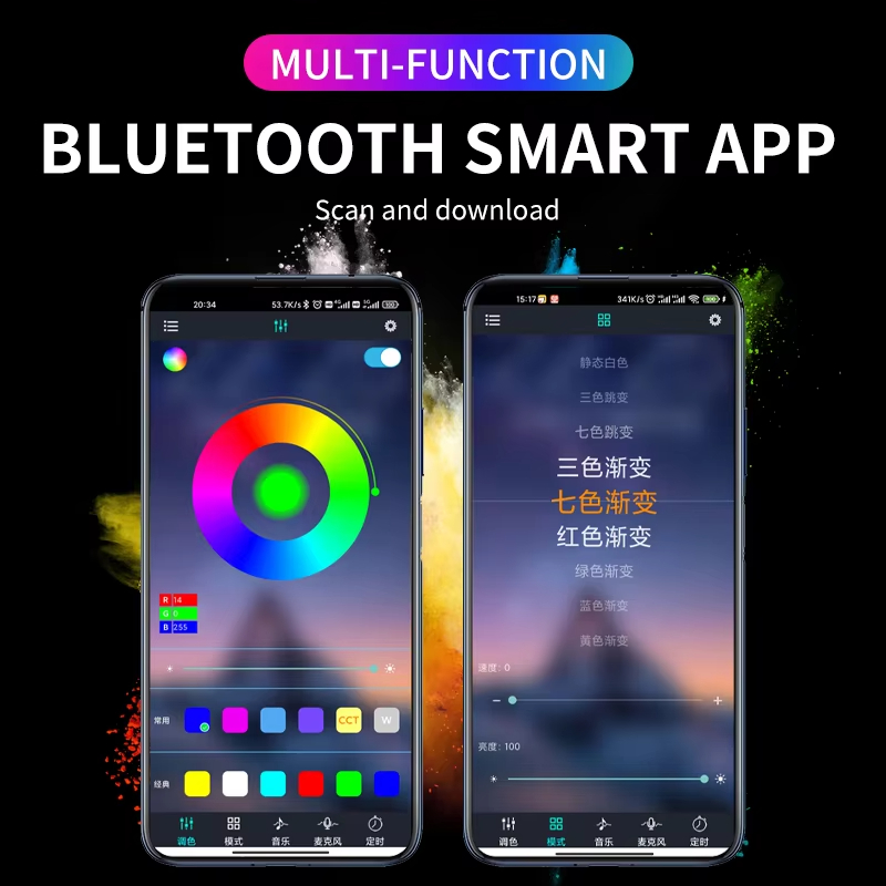 RGB 백라이트 원격 App 음악 제어 자동 장식 램프 - Led El Wire 리뷰 및 가격