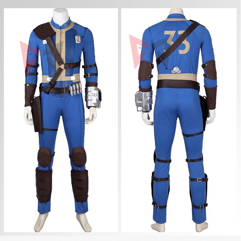 새로운 영화 폴아웃 시즌 1 코스프레 코스튬 블루 점프 - Fallout Cosplay Prop 리뷰 및 가격
