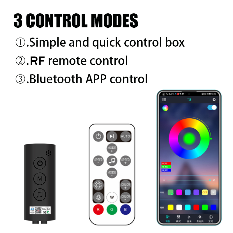 48 LED 원격 App 제어 라이트 스트립 DIY 모 - Led El Wire 리뷰 및 가격