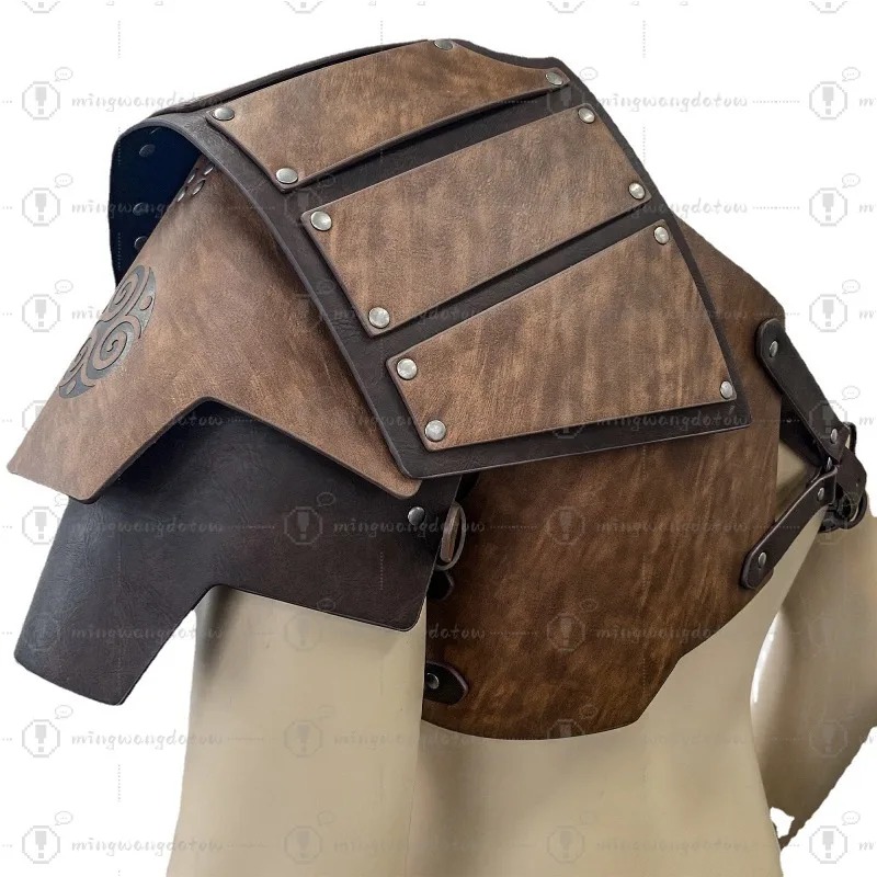중세풍 일방 어깨 갑옷 북유럽 스타일 바이킹 어깨 갑옷 - Cosplay Prop 리뷰 및 가격