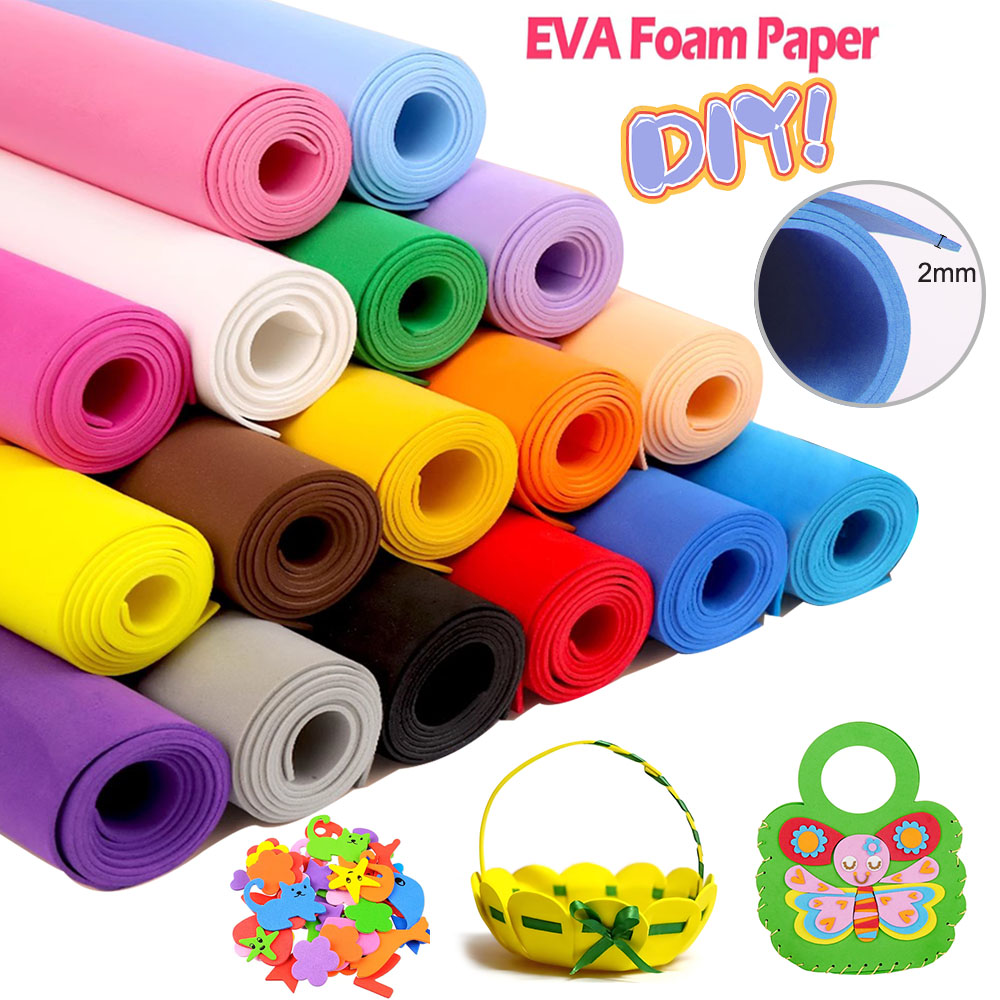 두께 2mm 다채로운 EVA 폼 시트 50x90cm 부 - Cosplay Props Eva Foam 리뷰 및 가격