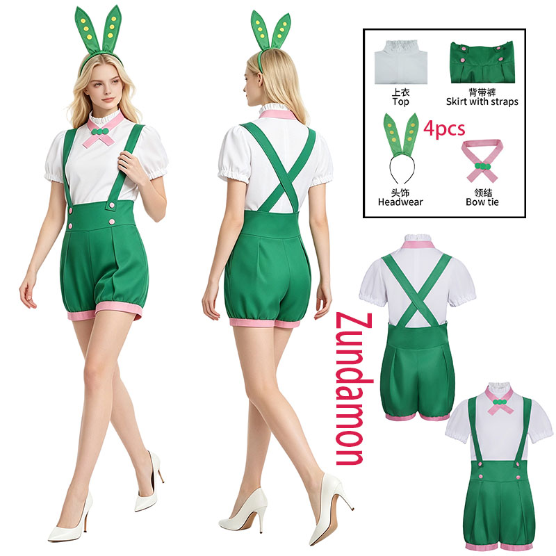 WHH 애니메이션 준다몬 코스프레 의상 상의 점프수트  - Cosplay Prop Bow 리뷰 및 가격