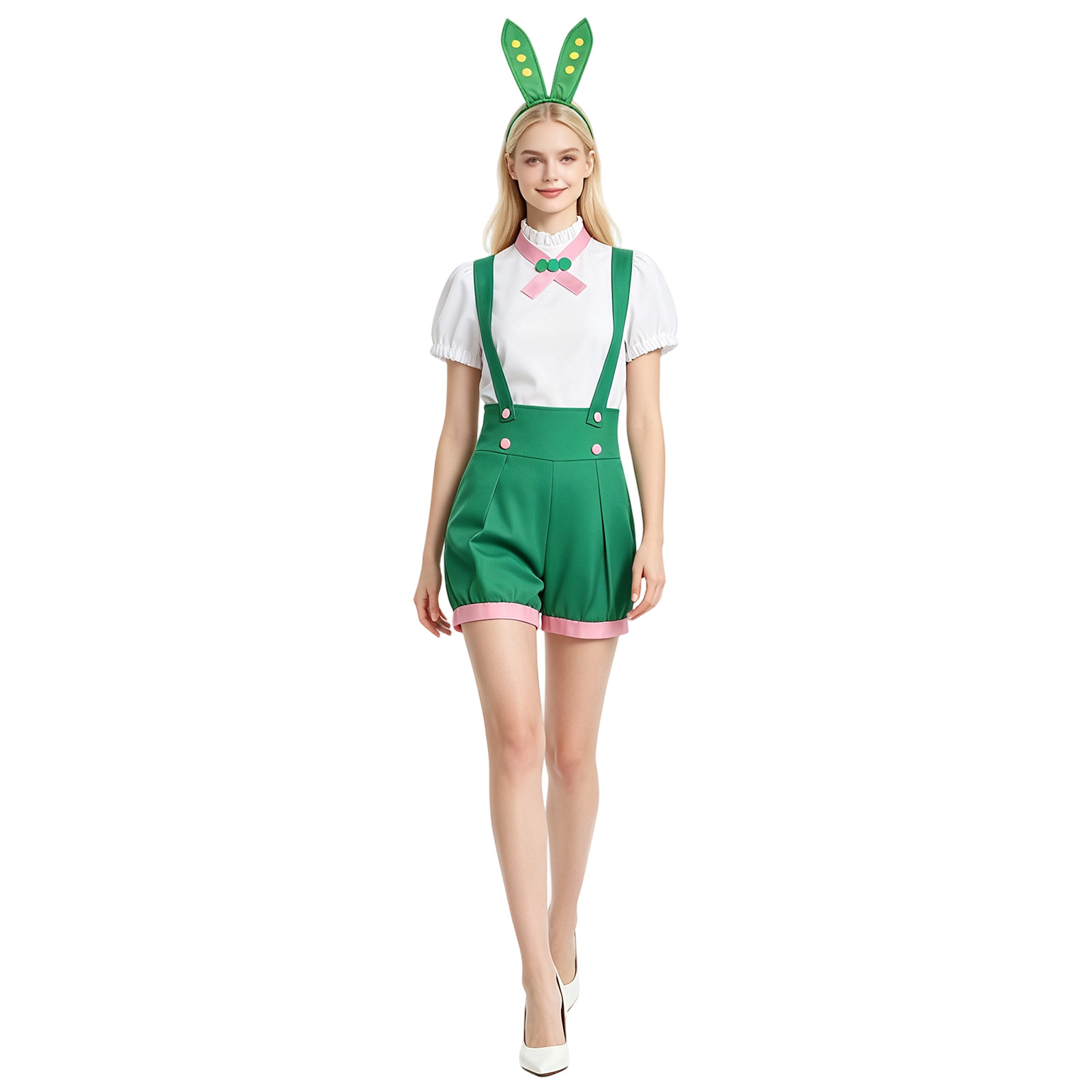 WHH 애니메이션 준다몬 코스프레 의상 상의 점프수트  - Cosplay Prop Bow 리뷰 및 가격