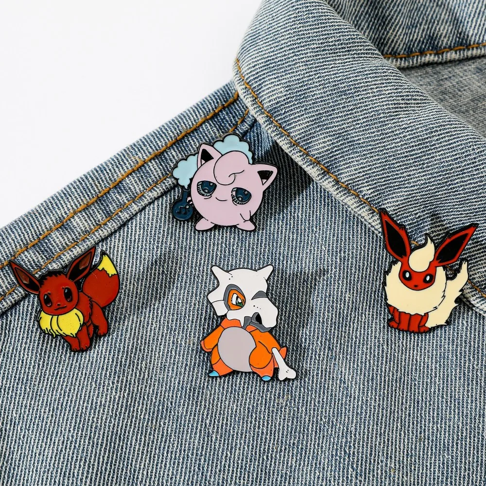 4 Pcs 캐릭터 만화 브로치 Flareon Jiggl - Cosplay Prop Bag 리뷰 및 가격