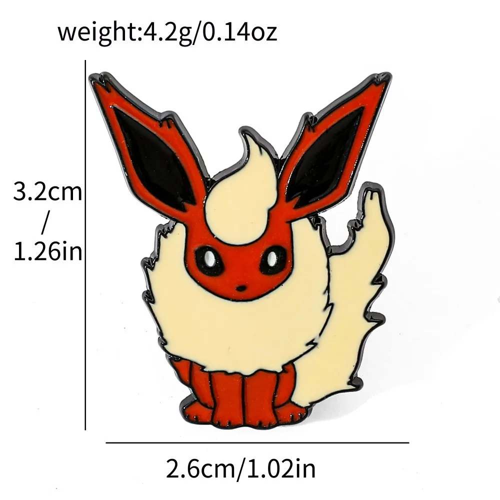 4 Pcs 캐릭터 만화 브로치 Flareon Jiggl - Cosplay Prop Bag 리뷰 및 가격